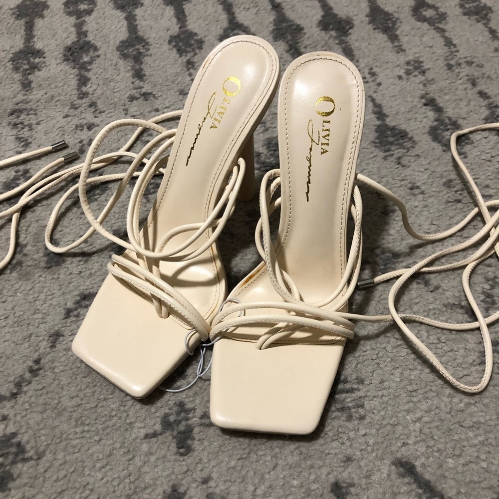 Olivia Jaymes open Toe Wrap Around Heel
